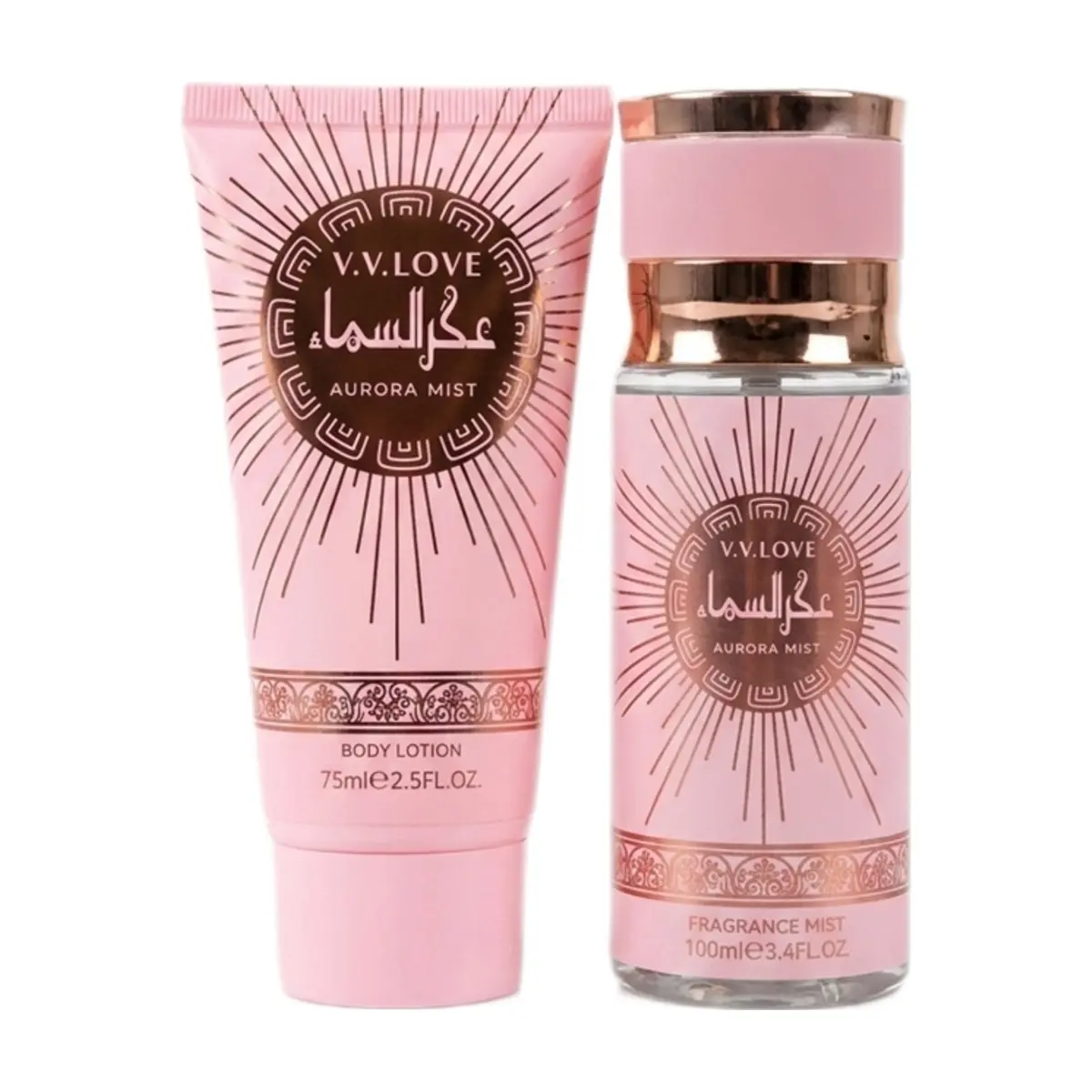 Kit de colonia y crema para mujer Aurora Mist V.V.Love