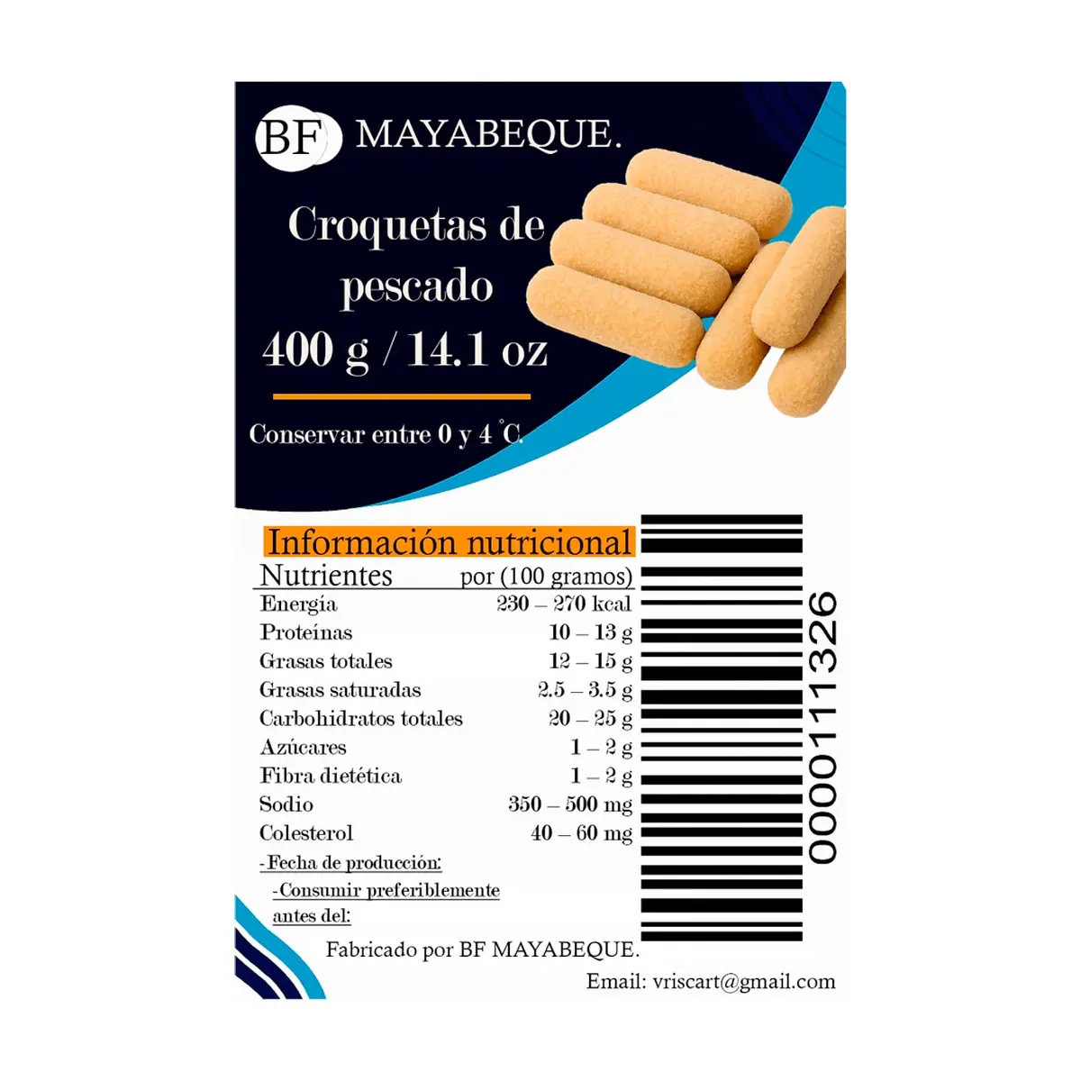 Croquetas de pescado BF Mayabeque (400 g / 14.1 oz) - Miniatura 6