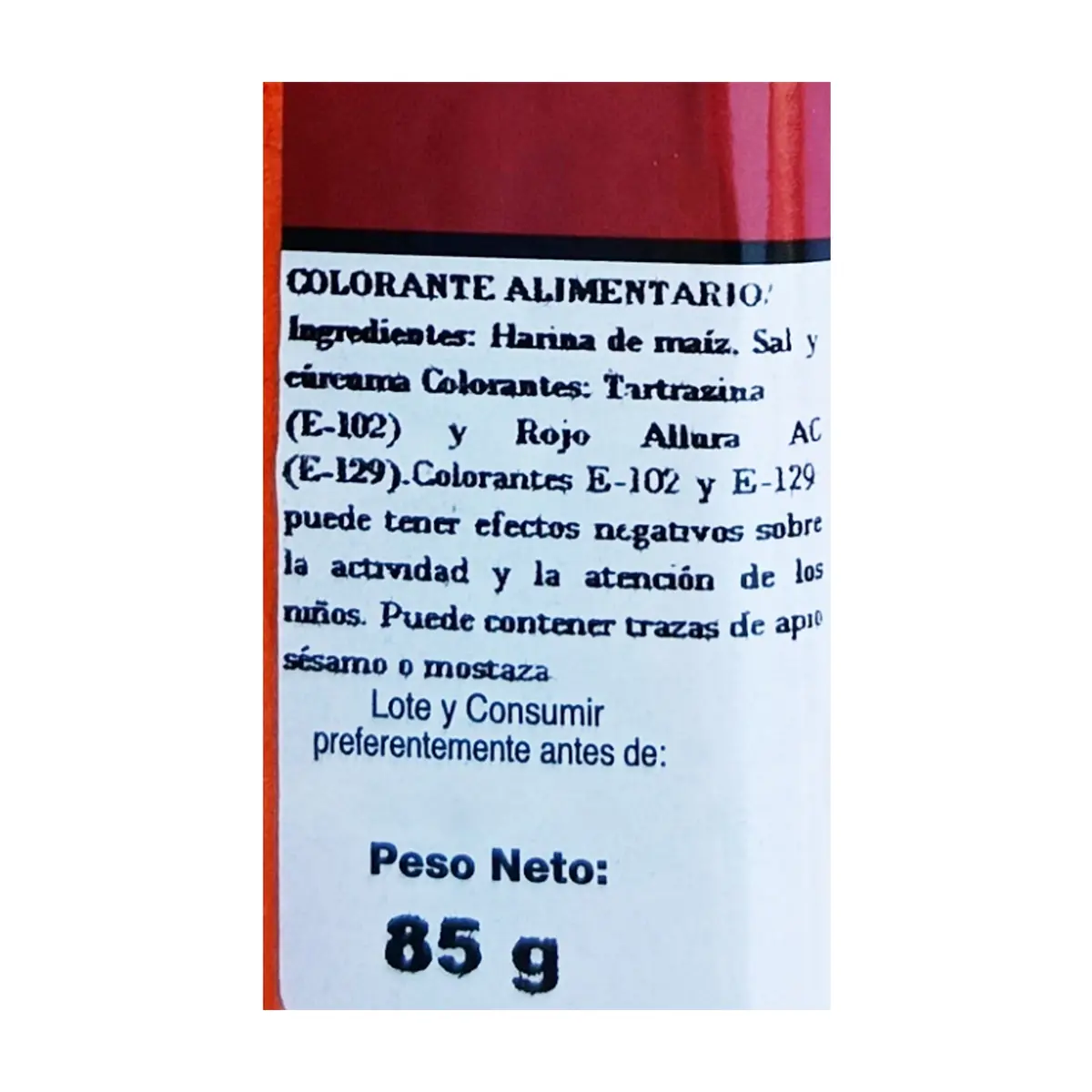 Colorante alimentario El Niño Crespo (85 g / 2.99 oz) - Thumbnail 3
