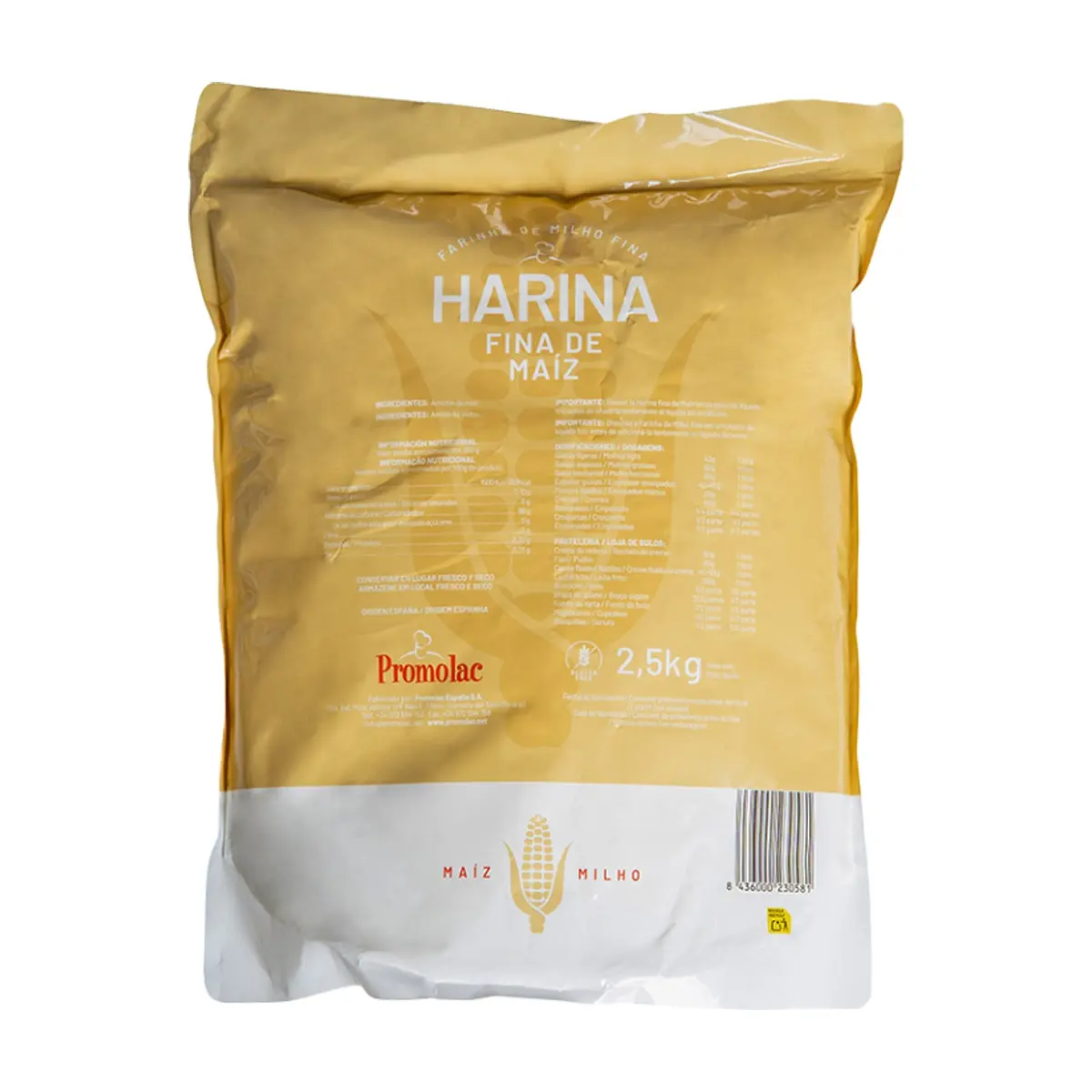 Harina fina de maíz Promolac (2.5 kg / 88.18 oz) - Thumbnail 2