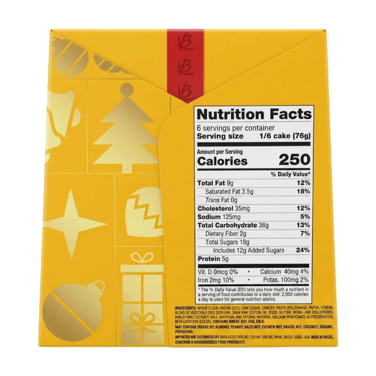 Panettone clásico Bauducco (454 g / 16 oz) - Thumbnail 2