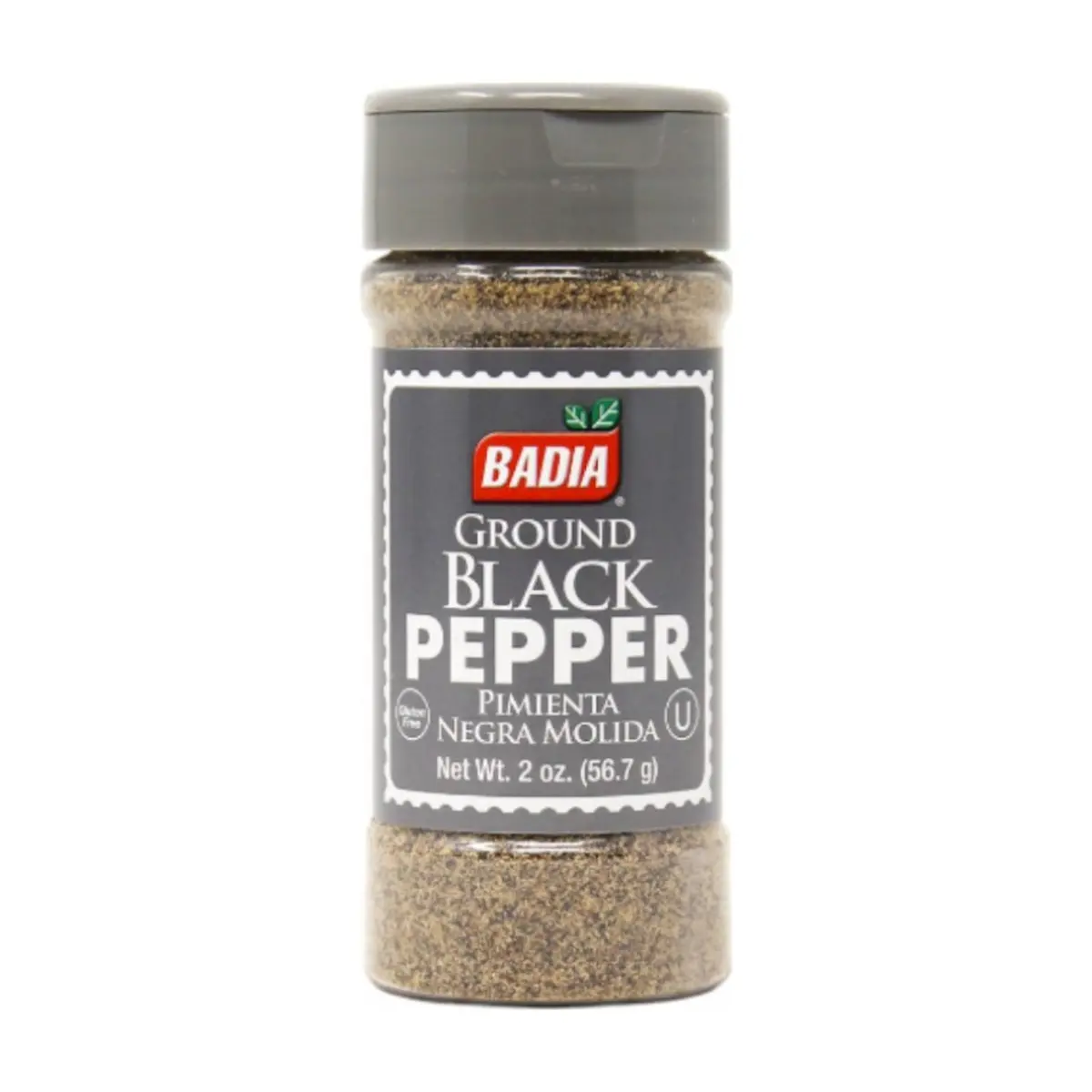 Pimienta negra molida Badia (56.7 g / 2 oz)