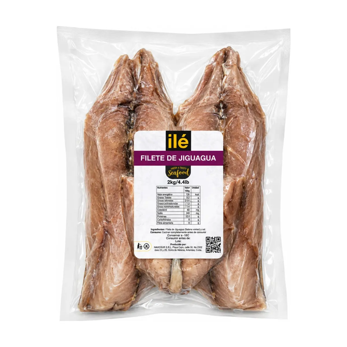 Filete de pescado Jiguagua (2 kg / 4.4 lb)