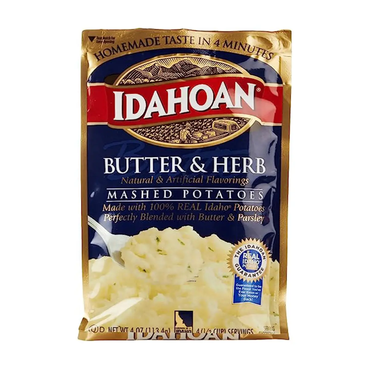 Puré de papas con mantequilla y perejil Idahoan (113.4 g / 4 oz) - Thumbnail 2