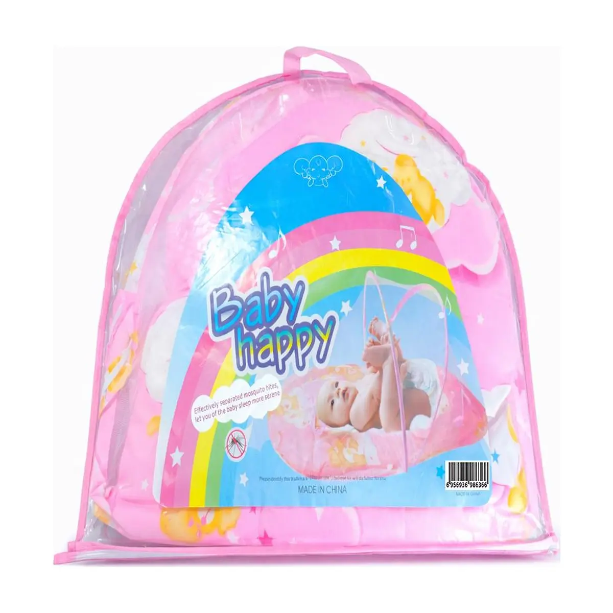 Cuna portátil con mosquitera para bebé Baby Happy (1 U) - Miniatura 2