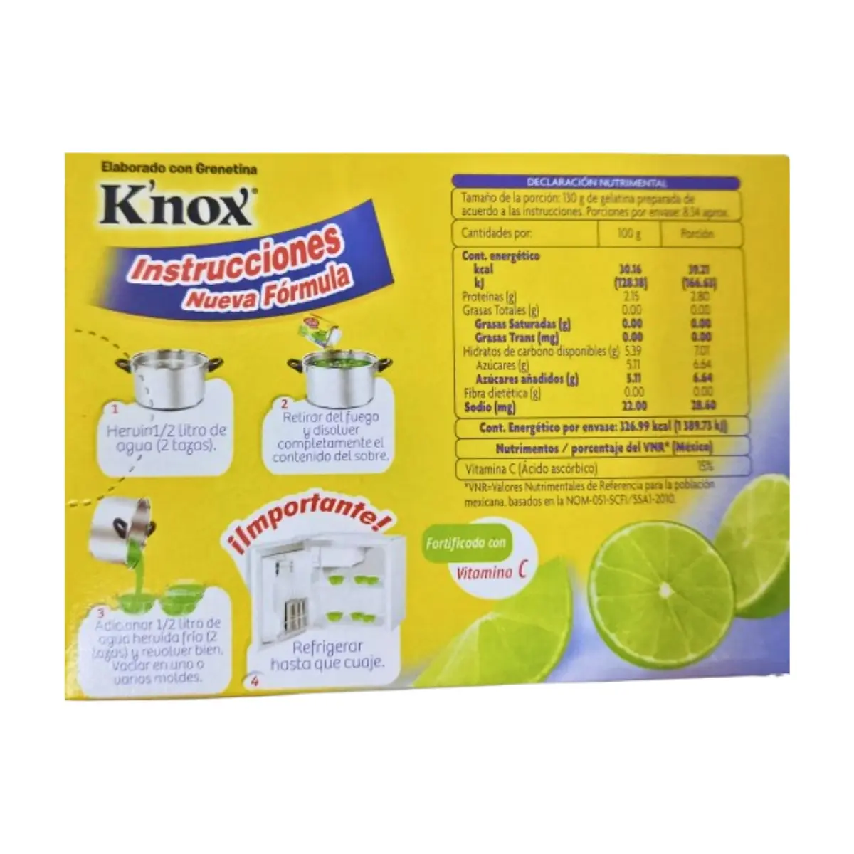 Polvo para preparar gelatina sabor limón Pronto (84 g / 2.9 oz) - Thumbnail 4