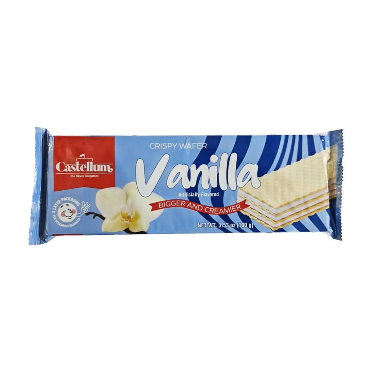 Sorbeto de vainilla con crema de vainilla Castellum (100 g / 3.53 oz)