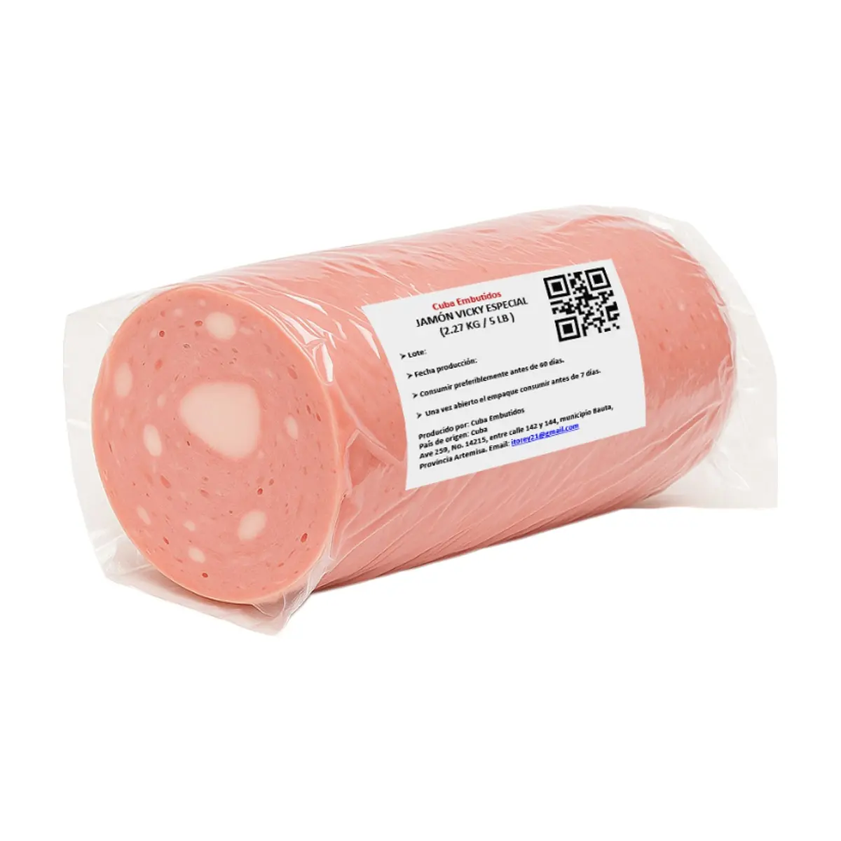 Jamón vicky especial Cuba Embutidos (2.27 kg / 5 lb)