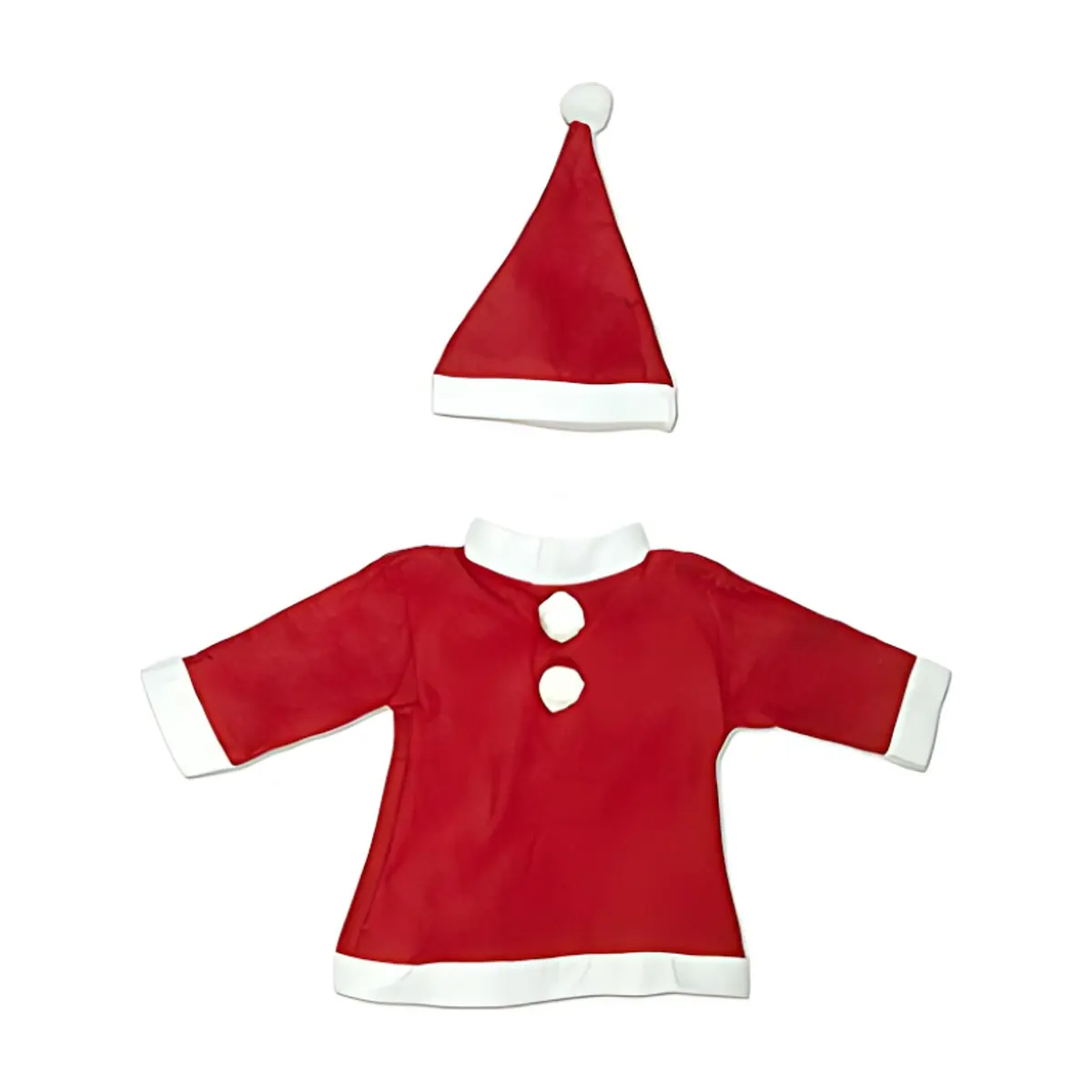 Traje de papá Noel para niña de 0 a 3 años