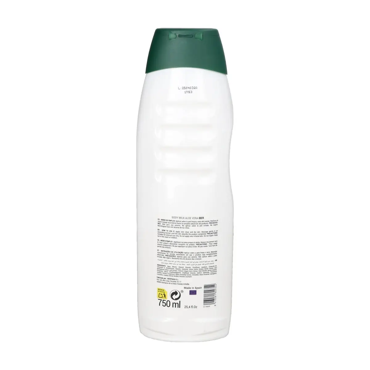 Crema corporal aloe vera Iber (750 ml) - Thumbnail 2