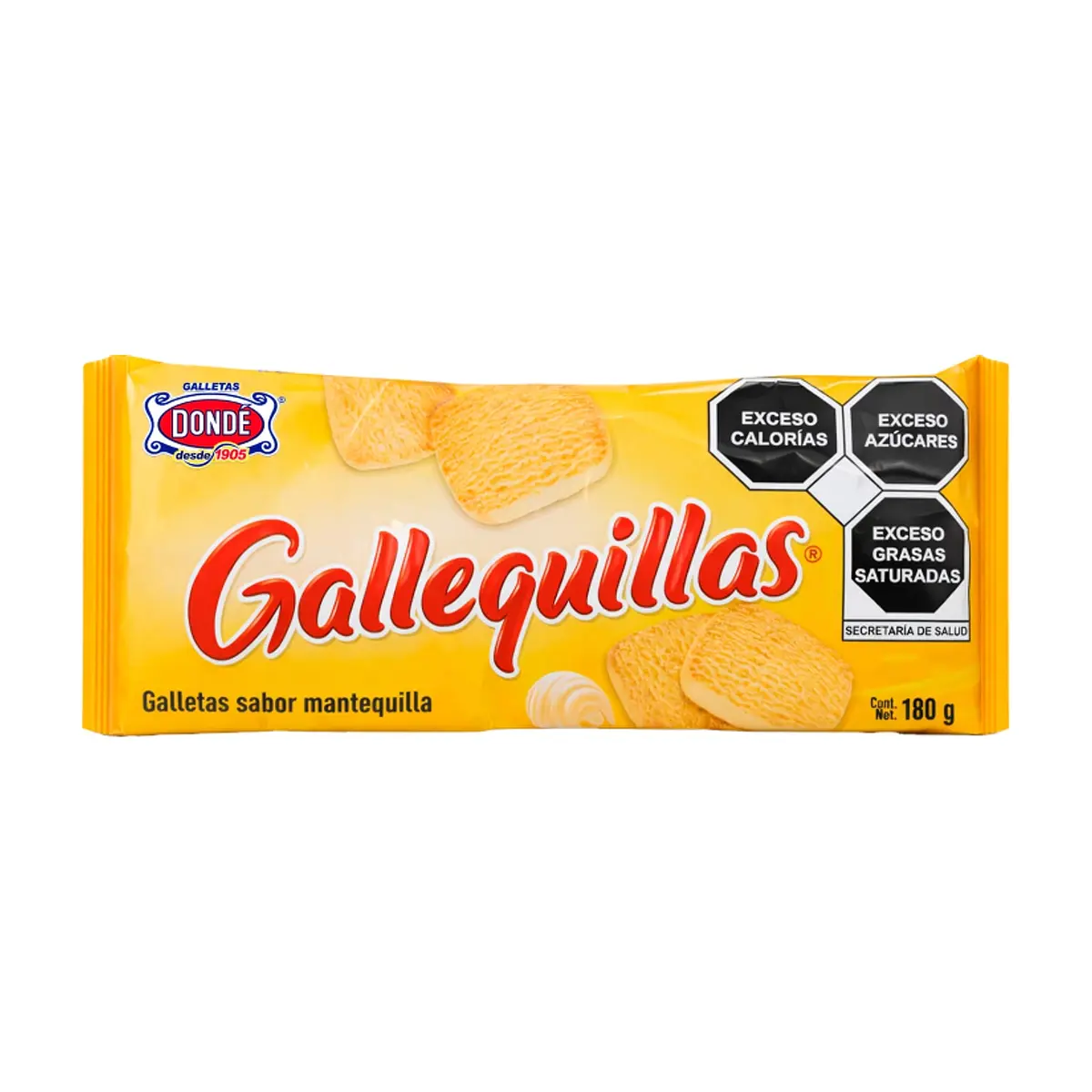 Galletas Gallequillas sabor a mantequilla Donde (180 g / 6.35 oz)