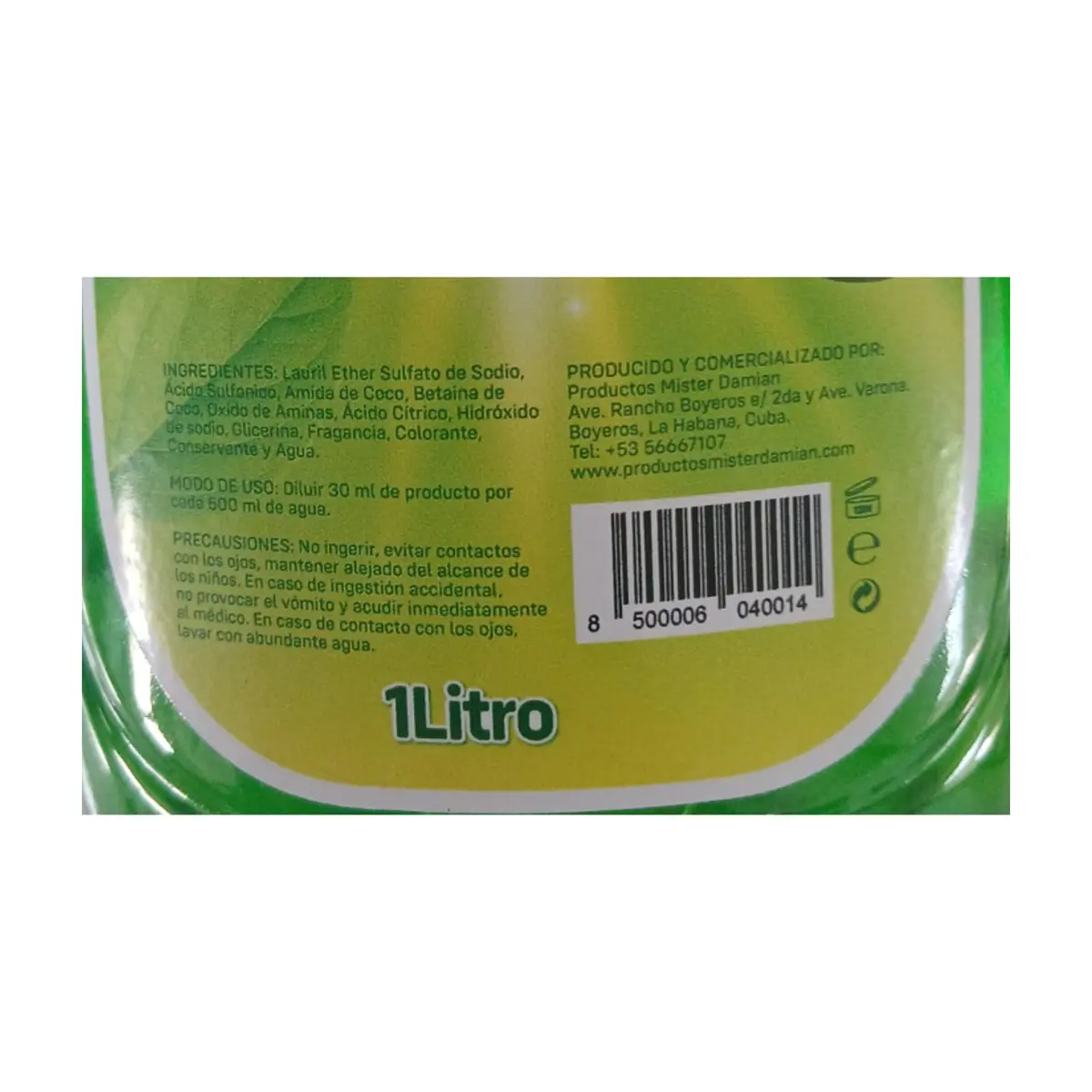 Detergente de fregar Mister Damian (1 L) - Miniatura 3