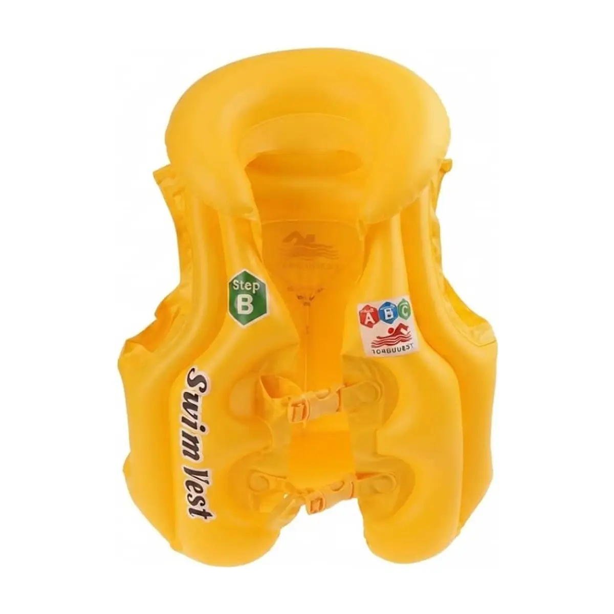 Chaleco salvavidas para niños pequeños con hebilla ajustable color amarillo Shuixiha