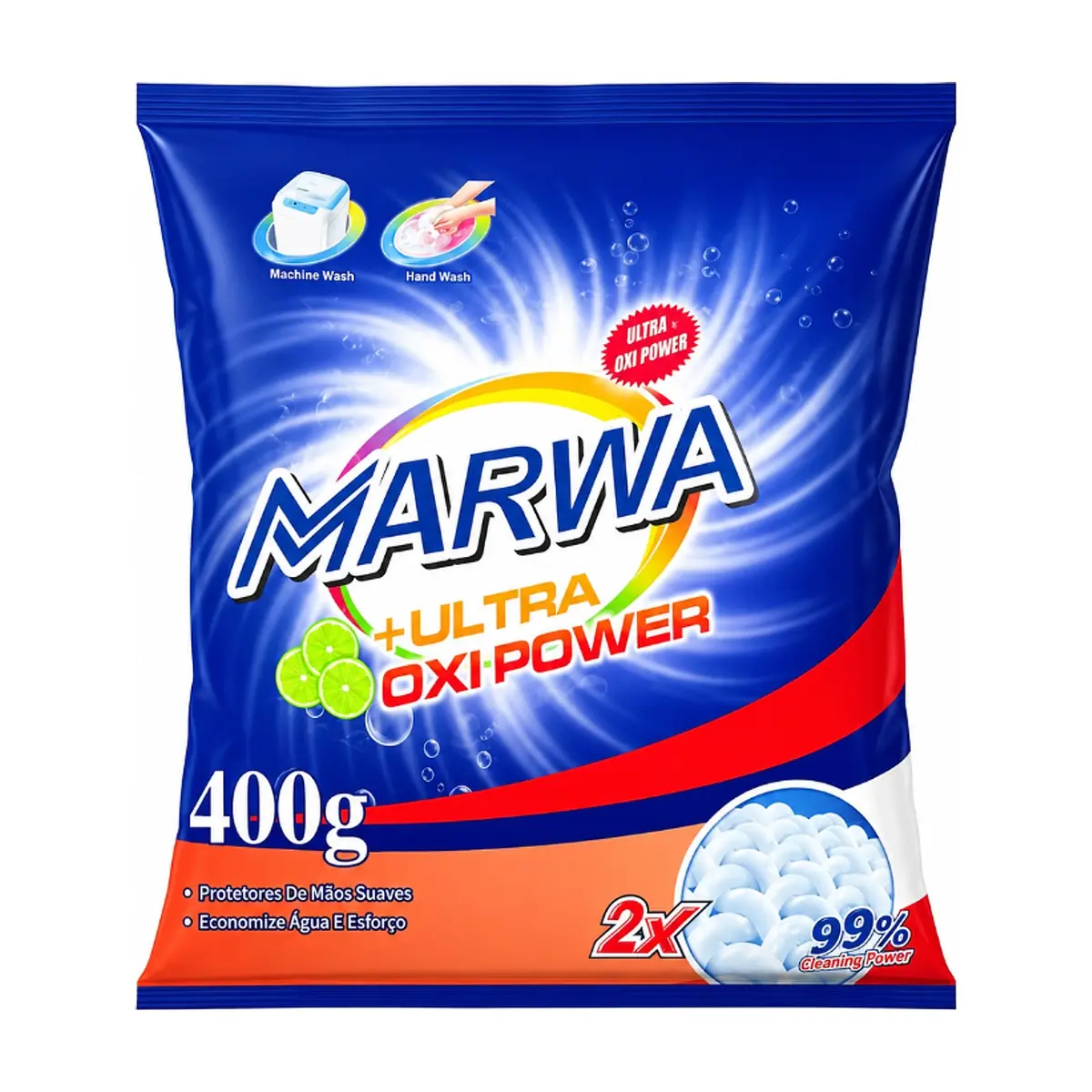 Detergente en polvo Ultra Oxi-Power Marwa (400 g / 14.1 oz)