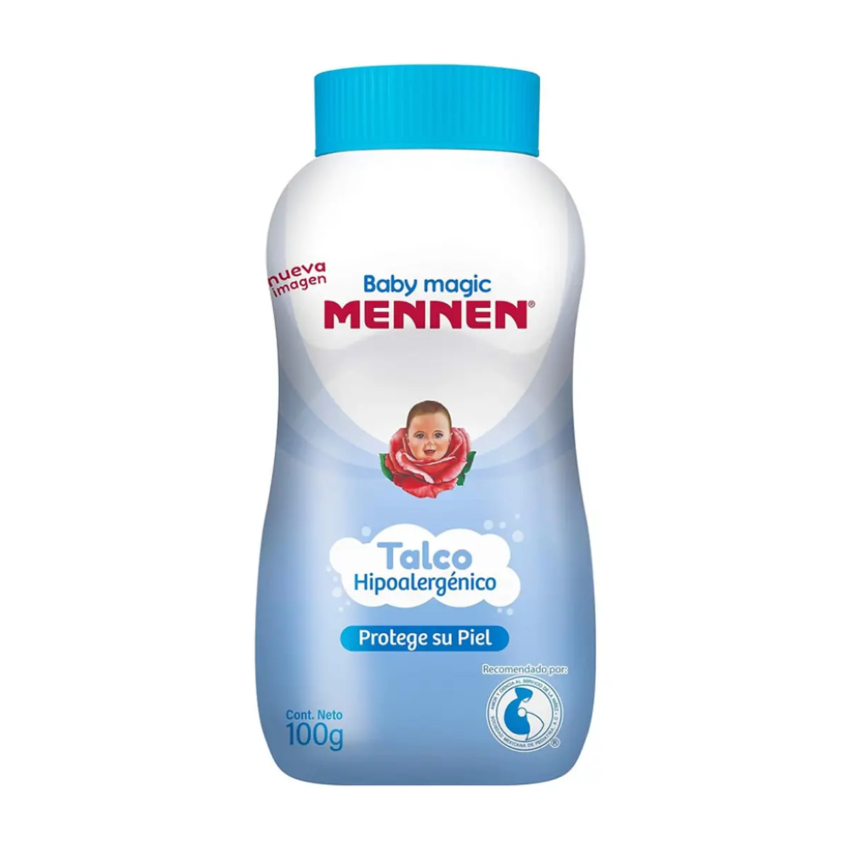 Talco hipoalergénico para bebés Baby magic Mennen (100 g / 3.52 oz)