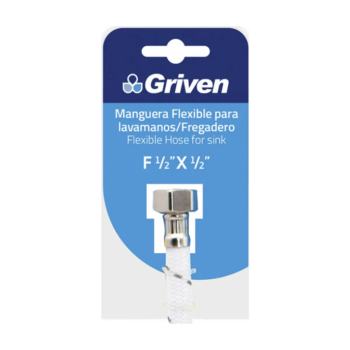 Manguera flexible – latiguillo - de 20” conexión de ½” Griven - Thumbnail 6