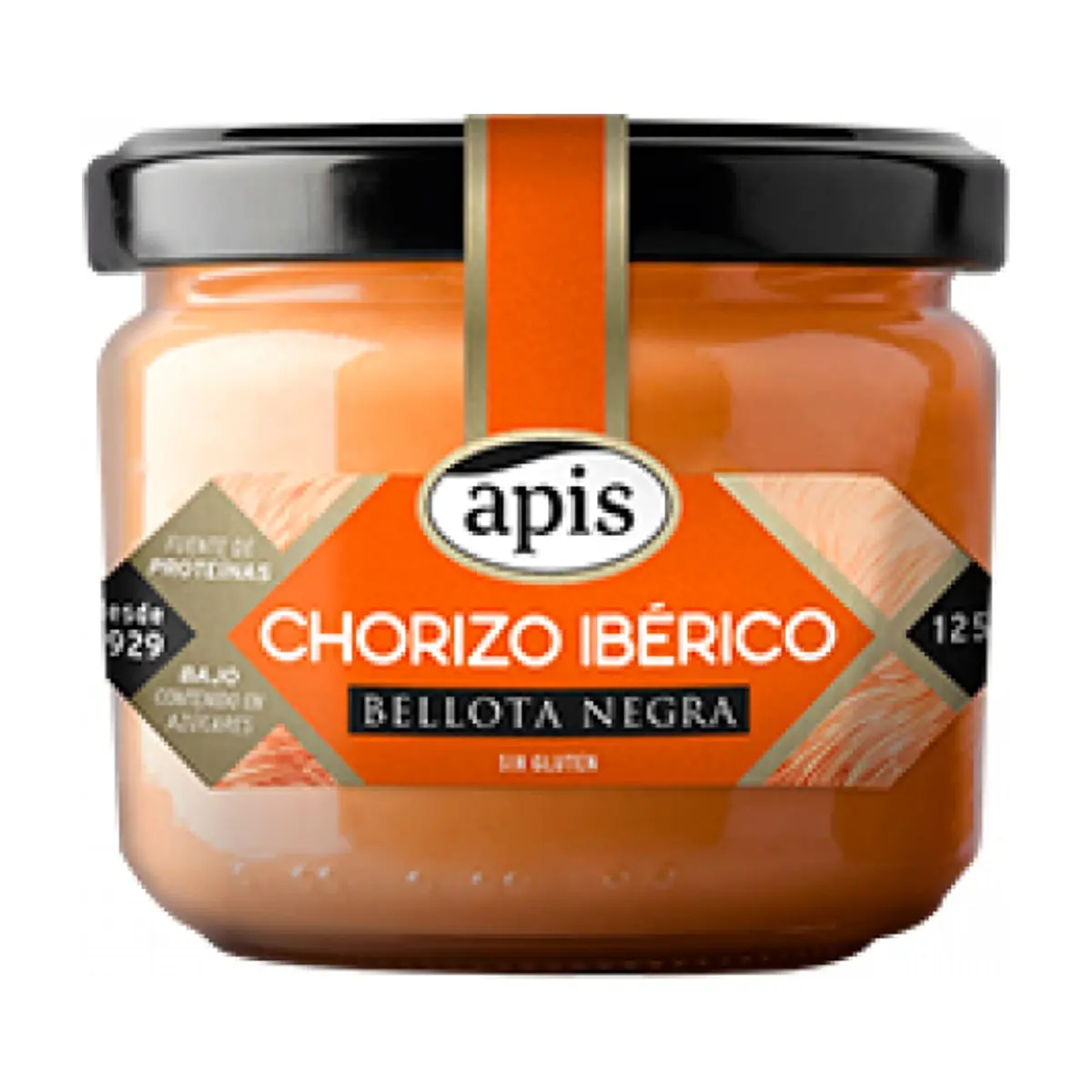 Paté de chorizo ibérico bellota negra Apis (125 g / 4.41 oz)