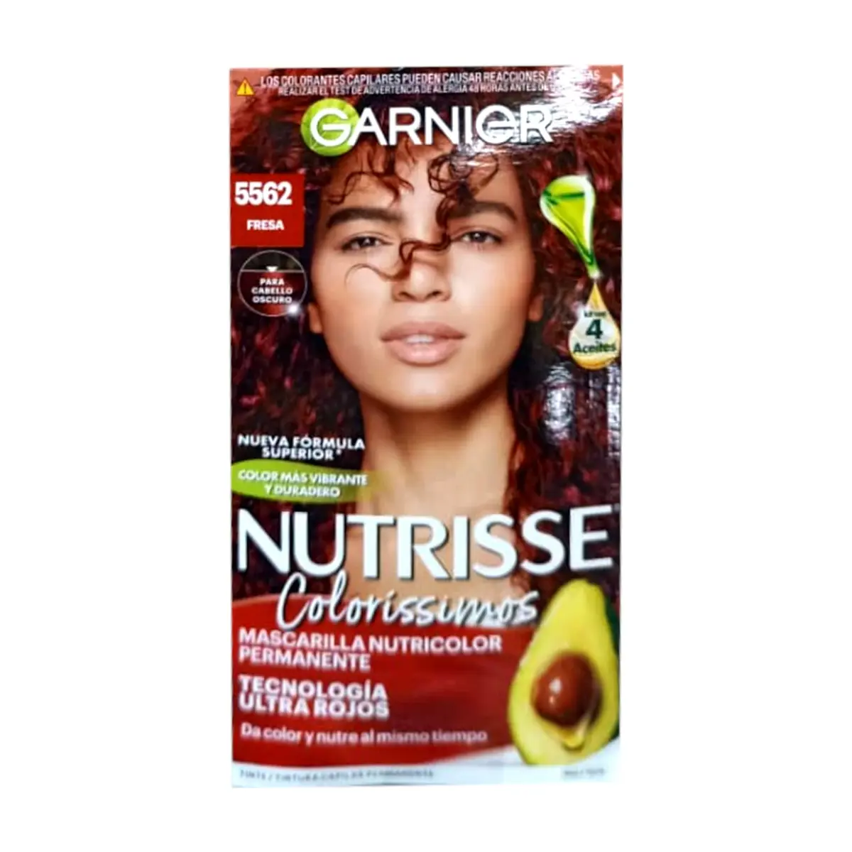 Tinte para el cabello 5562 fresa Nutrisse Garnier (45 g / 1.58 oz)