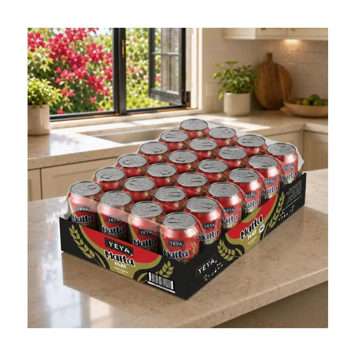 YEYA Dark Malt (24 x 330 ml) - Thumbnail 3