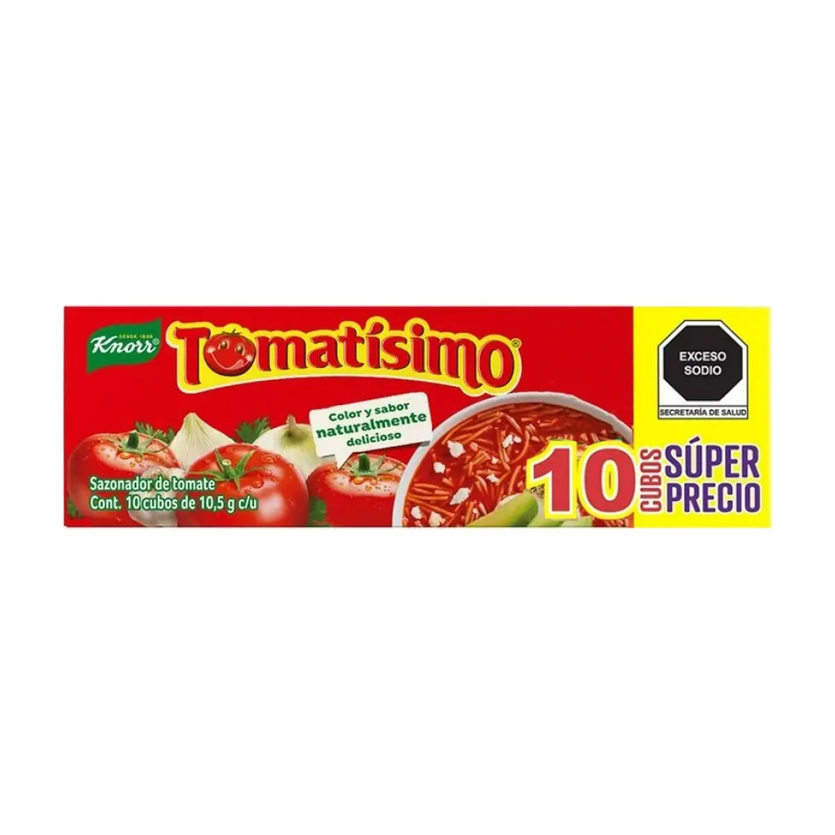 Cubos de sazonador de tomate Tomatísimo Knorr (105 g / 3.7 oz)