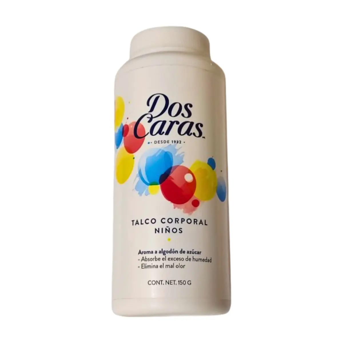 Talco corporal con aroma a algodón de azúcar para niños Dos Caras (150 g / 5.29 oz) - Thumbnail 4
