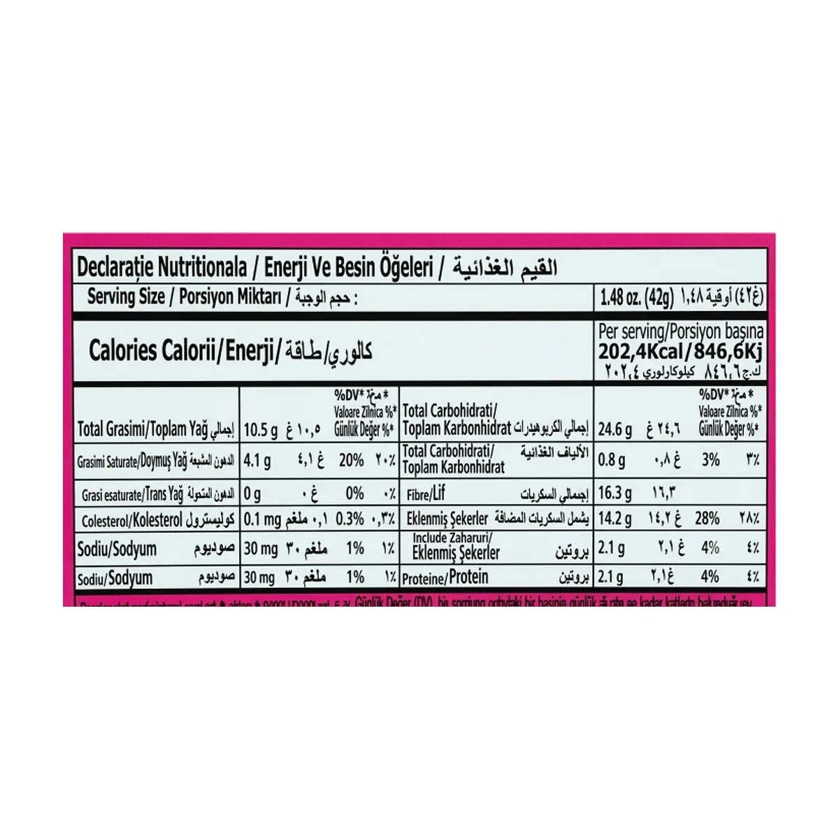 Alfajor de chocolate relleno de malvavisco sabor fresa M.Burger Lucy Simsek (45 g / 1.58 oz) - Miniatura 3