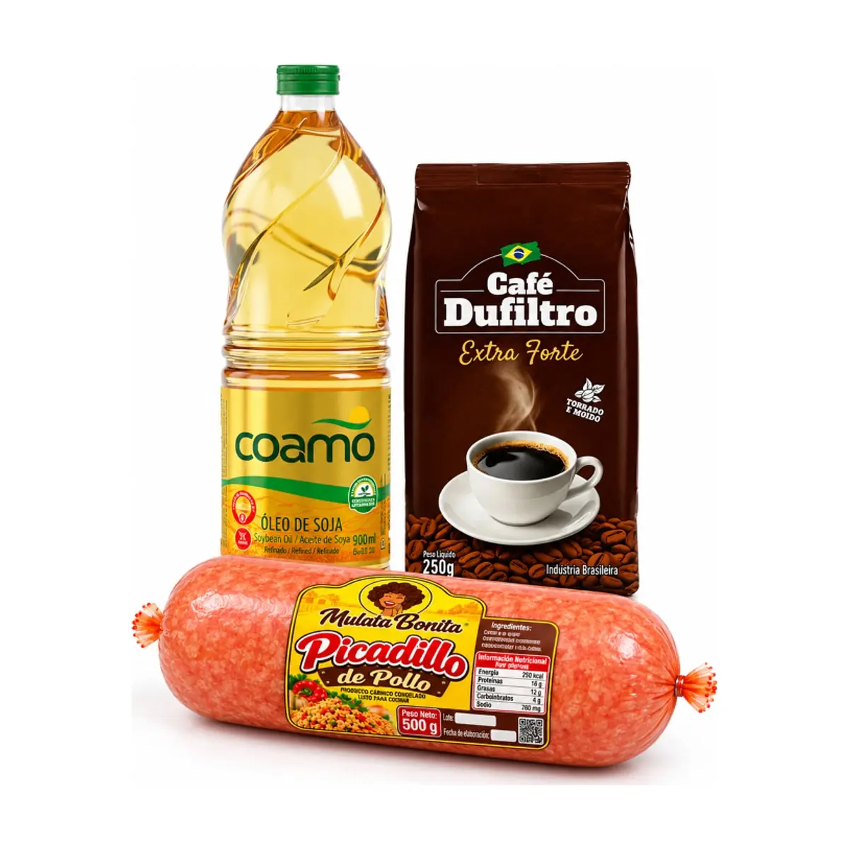 Picadillo condimentado de pollo + Café + Aceite - Imagen 1
