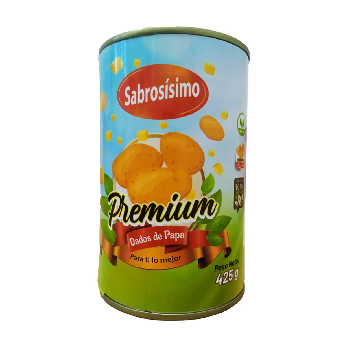 Combo Frijoles negros cocidos Sabrosísimo (2 x 400 g / 14.11 oz) + Dados de papa enlatado Sabrosísimo (2 x 425 g / 14.99 oz) - Thumbnail 2