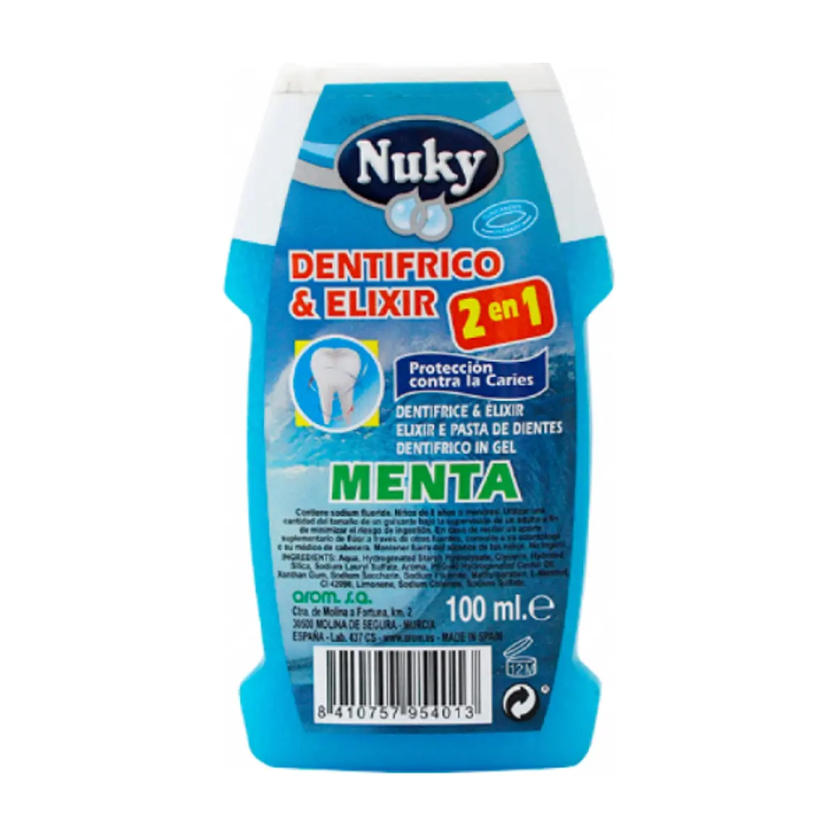 Pasta dental de menta Nuky (100 ml)