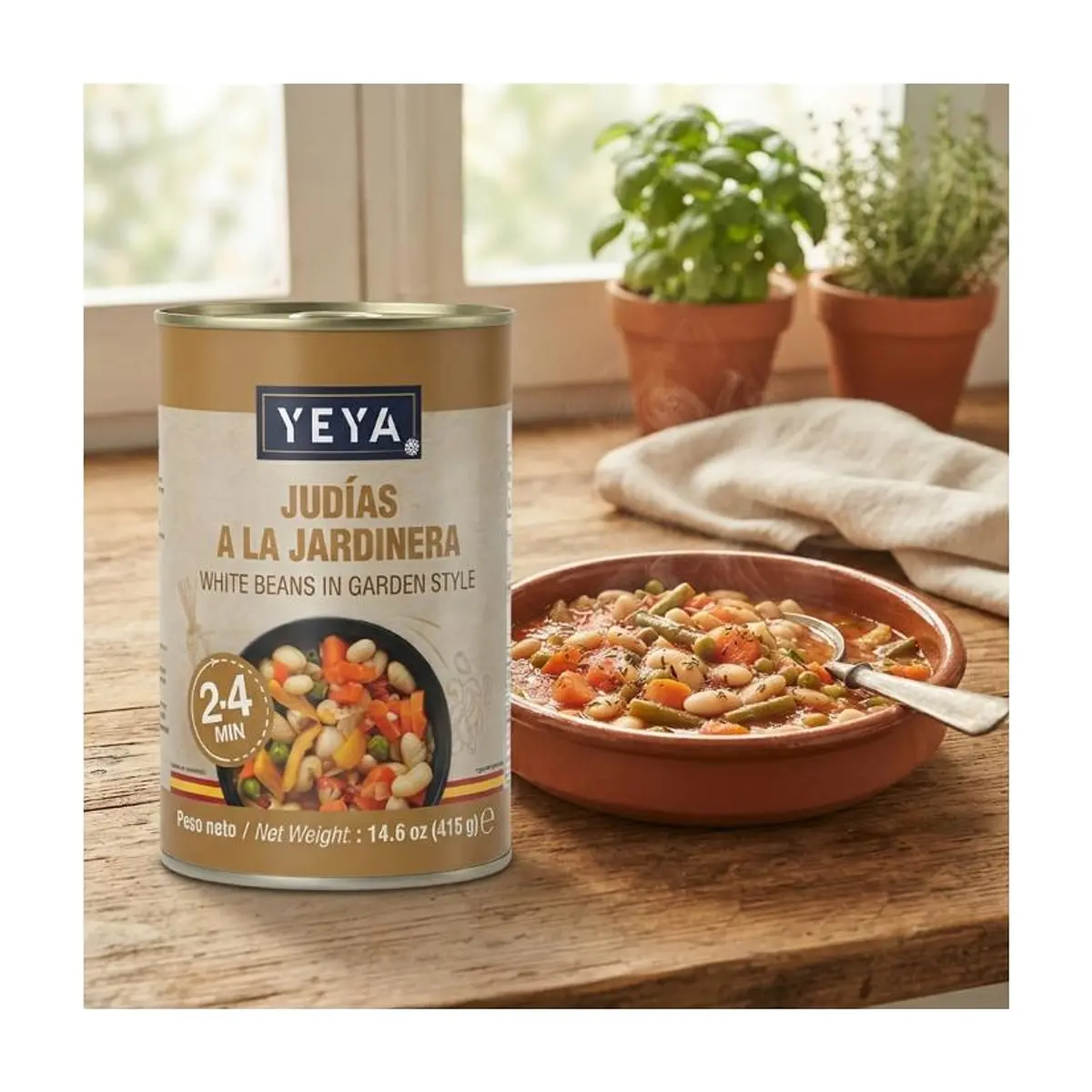 Judías a la jardinera YEYA (415 g / 14.6 oz) - Miniatura 4