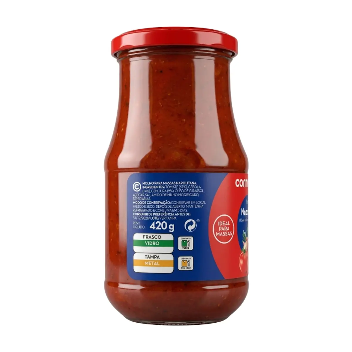 Salsa napolitana Continente (420 g / 13.5 oz) - Thumbnail 3
