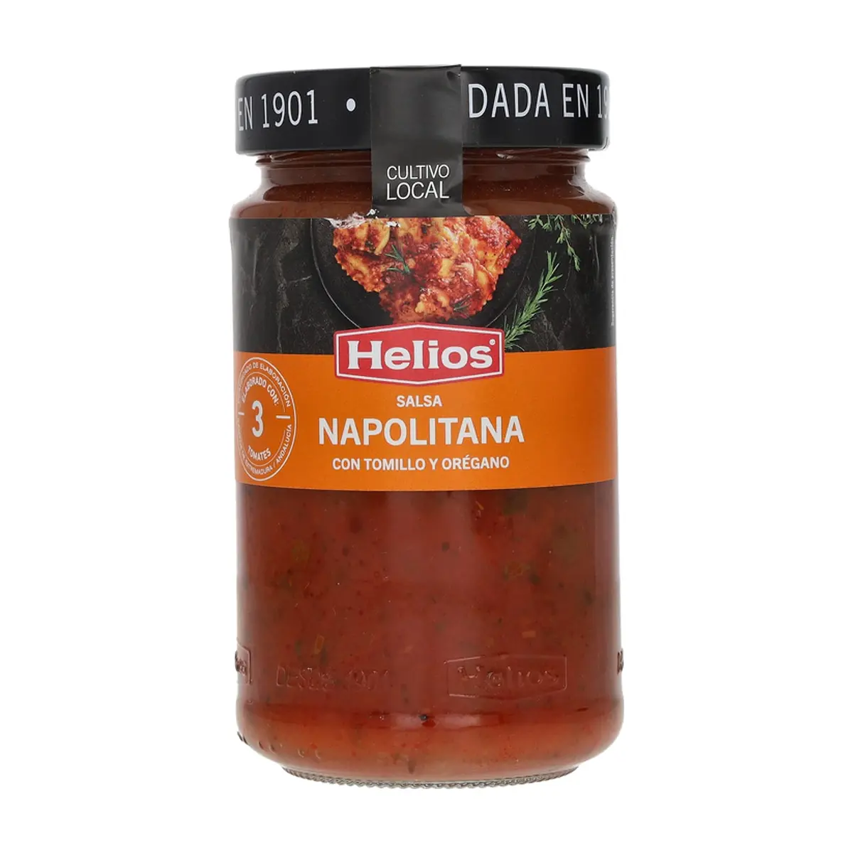 Salsa napolitana con tomillo y orégano Helios (380 g / 13.4 oz) - Miniatura 1