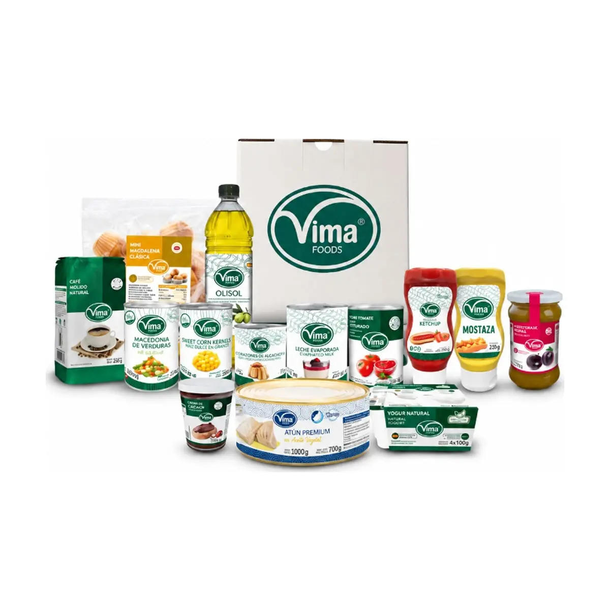 Caja de productos surtidos Vima Foods
