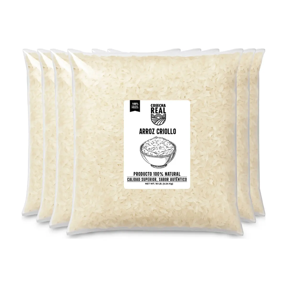 Arroz criollo Cosecha Real (6 x 4.54 kg / 10 lb)