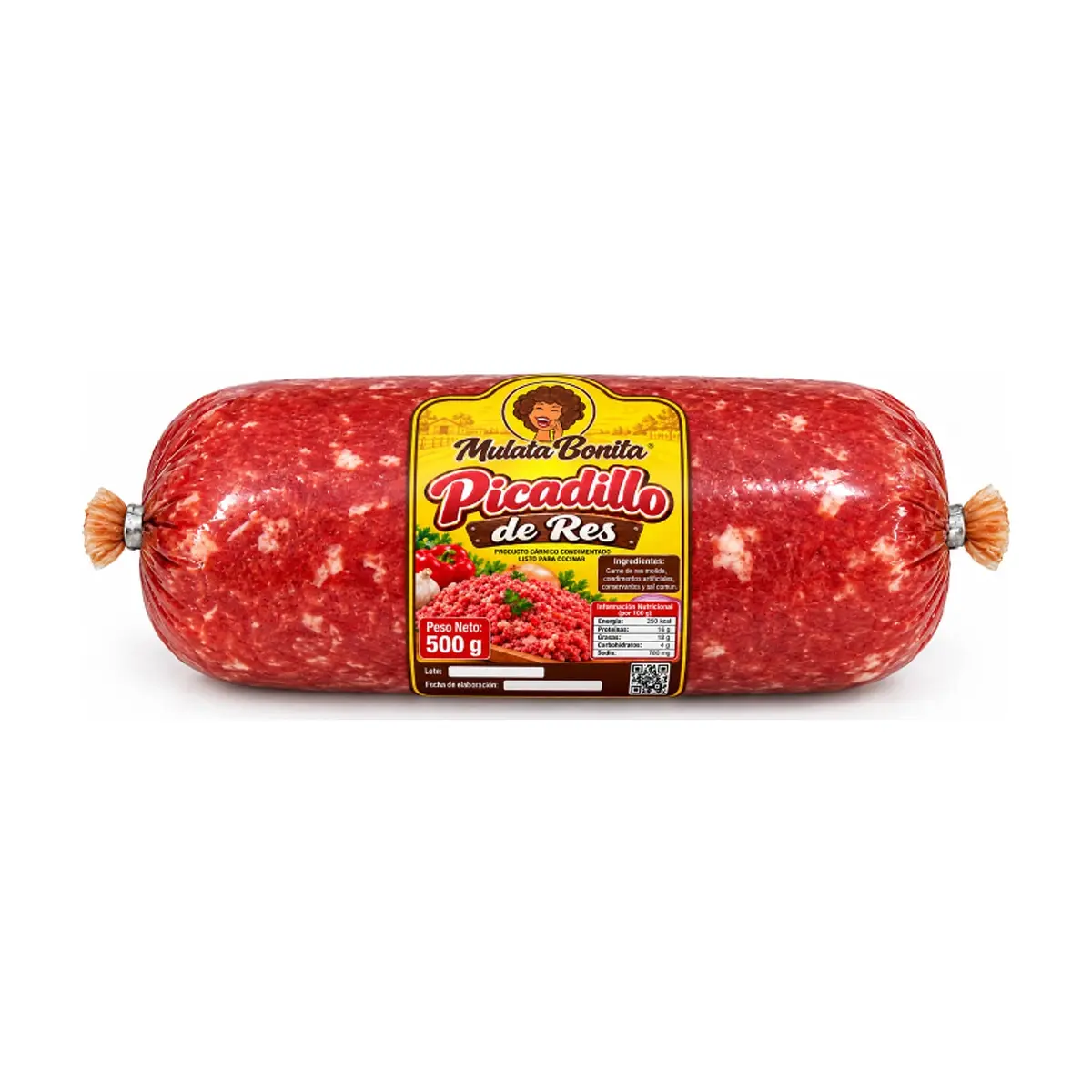 Picadillo de res condimentado Mulata Bonita (500 g / 1.1 lb) - Imagen 1