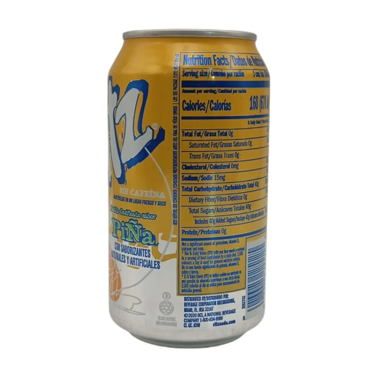 Refresco con sabor piña Ritz (24 x 355 ml) - Thumbnail 2