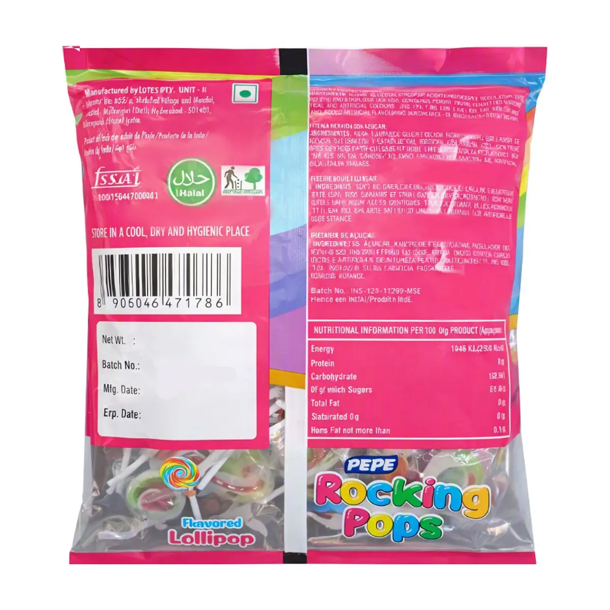Paletas Rocking Pops Pepe (750 g / 1.6 lb) - Thumbnail 2