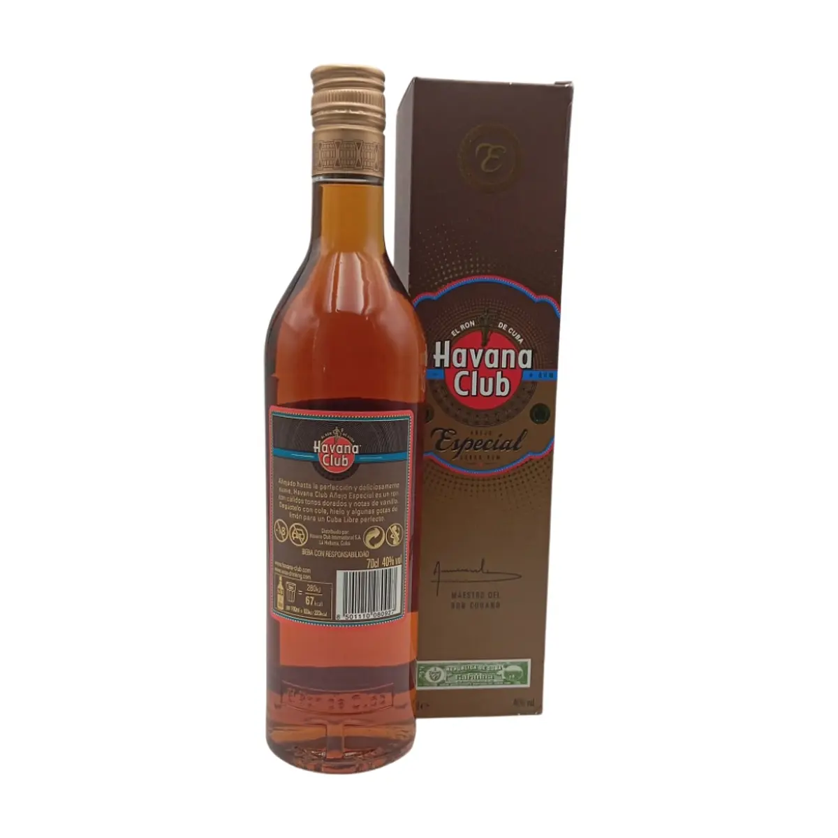 Botella de ron Añejo Especial 40% vol Havana Club (700 ml) - Thumbnail 2
