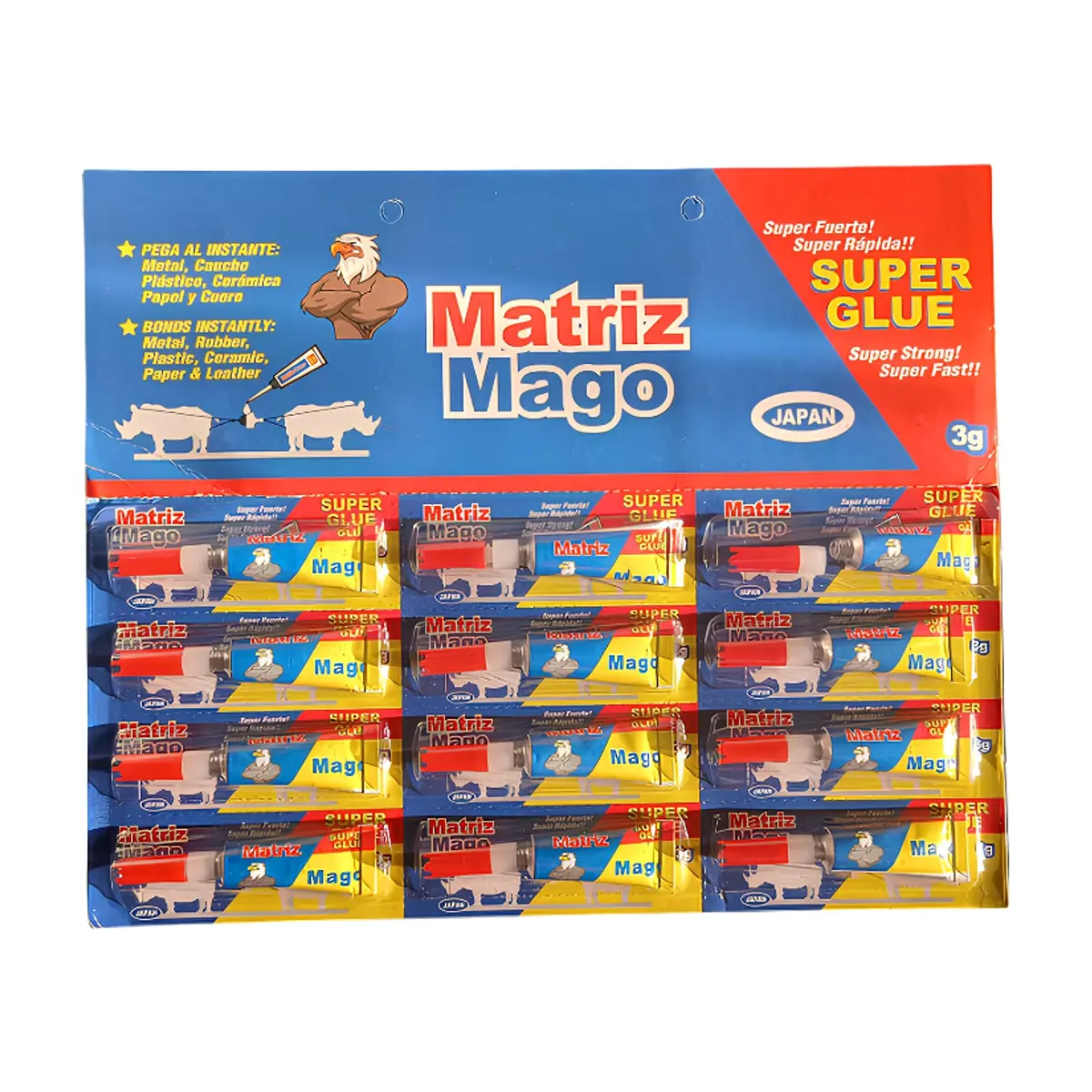Pegamento súper Matriz Mago (12 U)