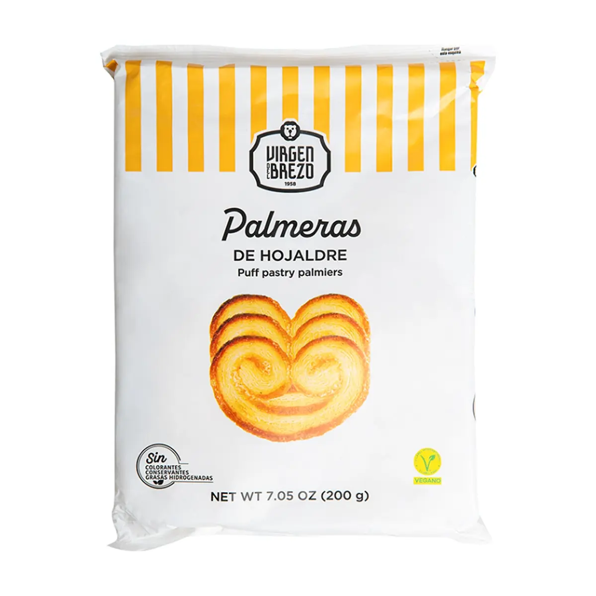 Palmeras de hojaldre Virgen del Brezo (200 g / 7.05 oz)