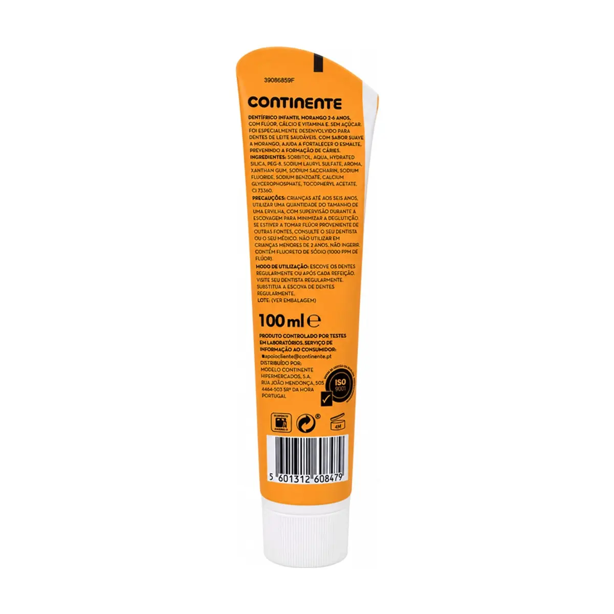 Pasta de dientes infantil sabor fresa Continente (100 ml / 3.38 floz) - Thumbnail 2