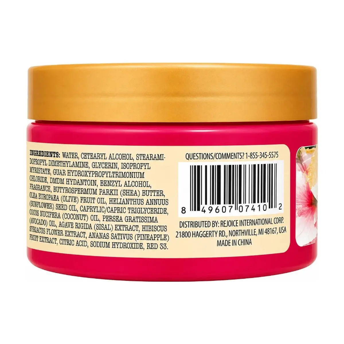 Mascarilla para el cabello de agave, hibisco y piña Spa Luxury (170 g / 6 oz) - Thumbnail 4