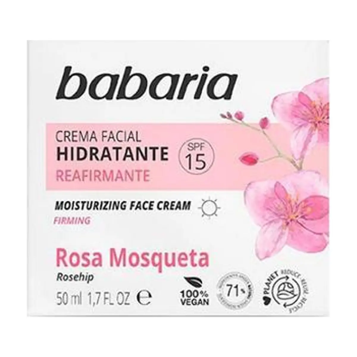 Crema Hidratante Rosa Mosqueta (50 ml) BABARIA