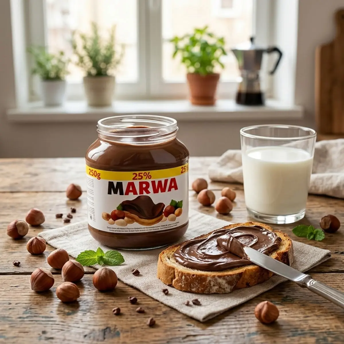 Crema de avellanas con cacao Marwa (350 g / 12.35 oz) - Thumbnail 4