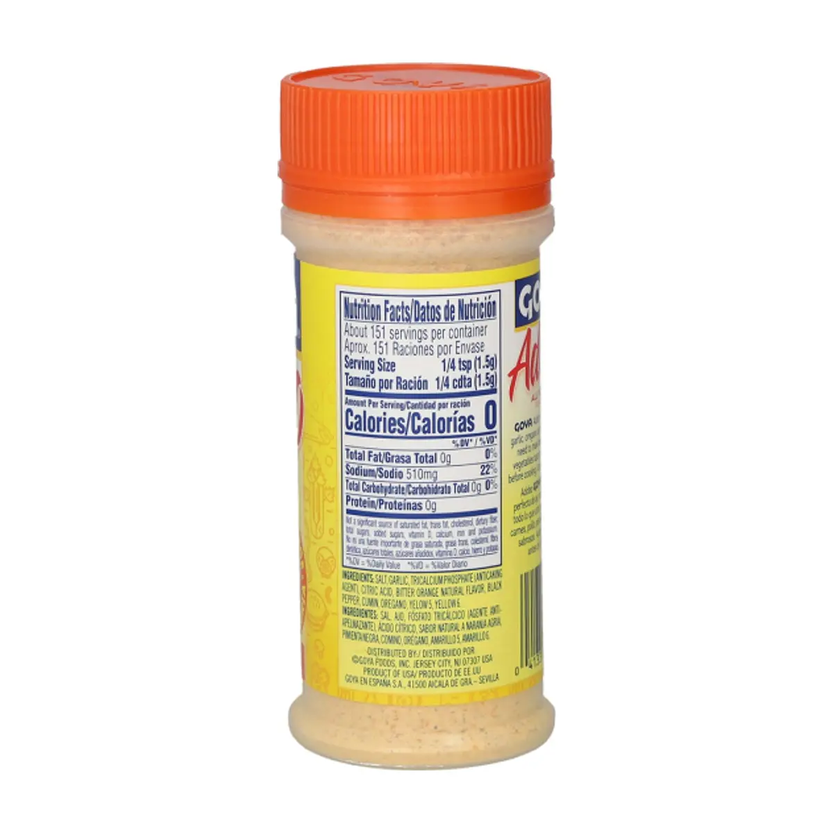 Sazonador con naranja agria Goya (226 g / 8 oz) - Thumbnail 3
