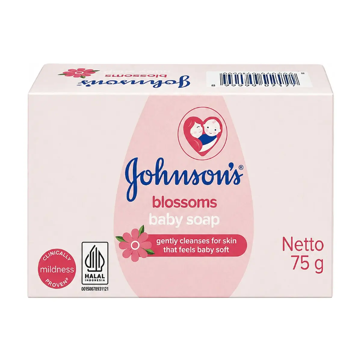 Jabón para bebé aroma a flores Johnson's (75 g / 2.64 oz)