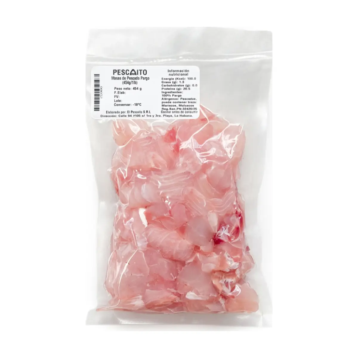 Masas de pescado pargo Pescaito (454 g / 1 lb) - Thumbnail 2