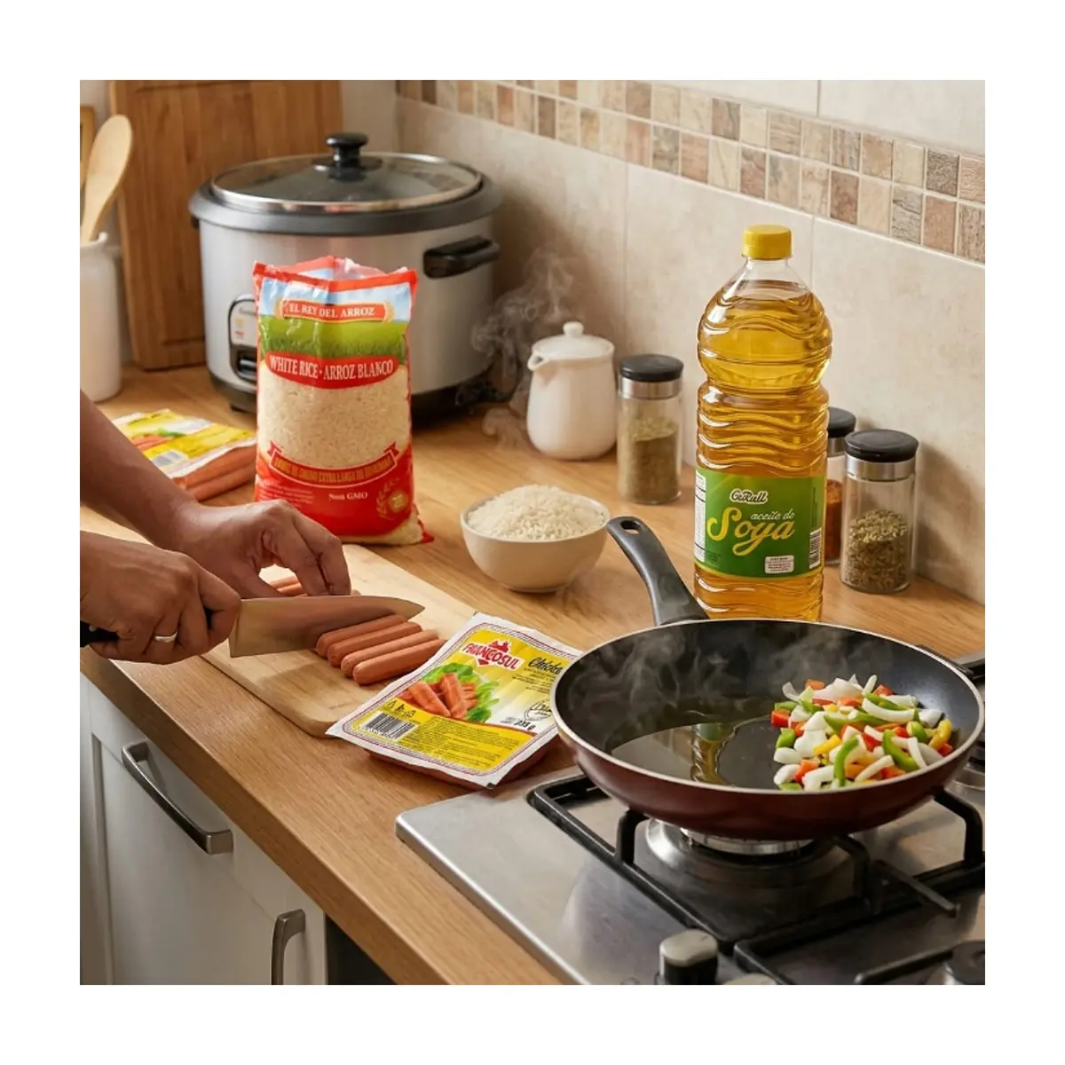 Combo de Arroz + Aceite + Salchichas - Miniatura 2