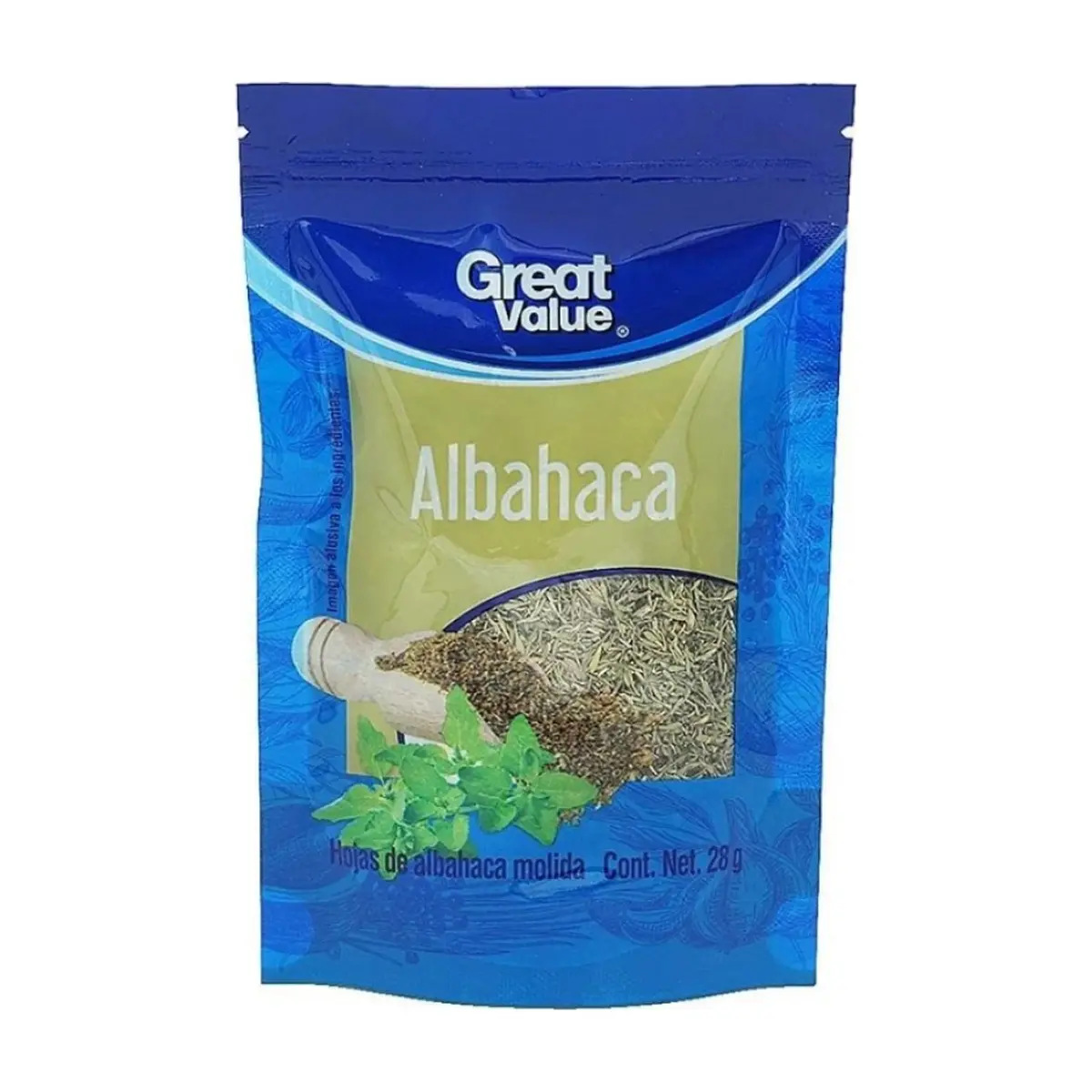 Hojas de albahaca molida Great Value (28 g) - Thumbnail 2