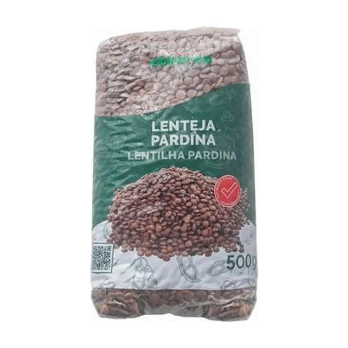 Lenteja Pardina Calidad Extra (500 g) COVIRÁN
